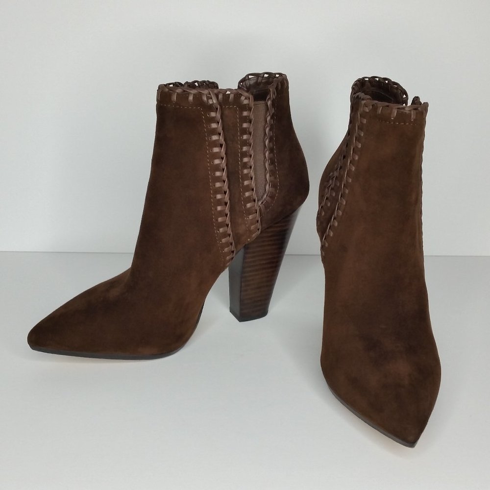 Michael Kors Collection Brown Channing Ankle Boots